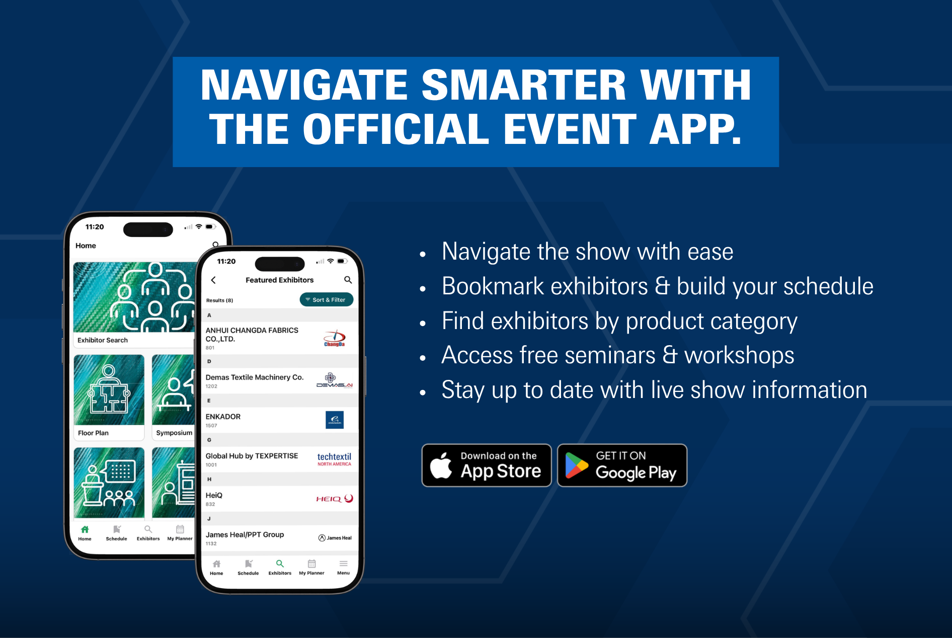 Techtextil North America Mobile App